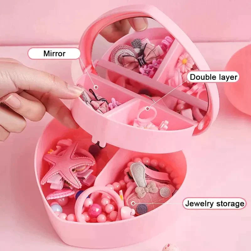 Heart Shape Jewellery Box Organizer 01922