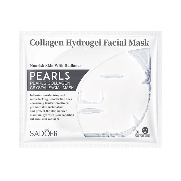 Sadoer Pearl Collagen Crystal Facial Mask Nourishing & Whitening Sheet Mask 60ml