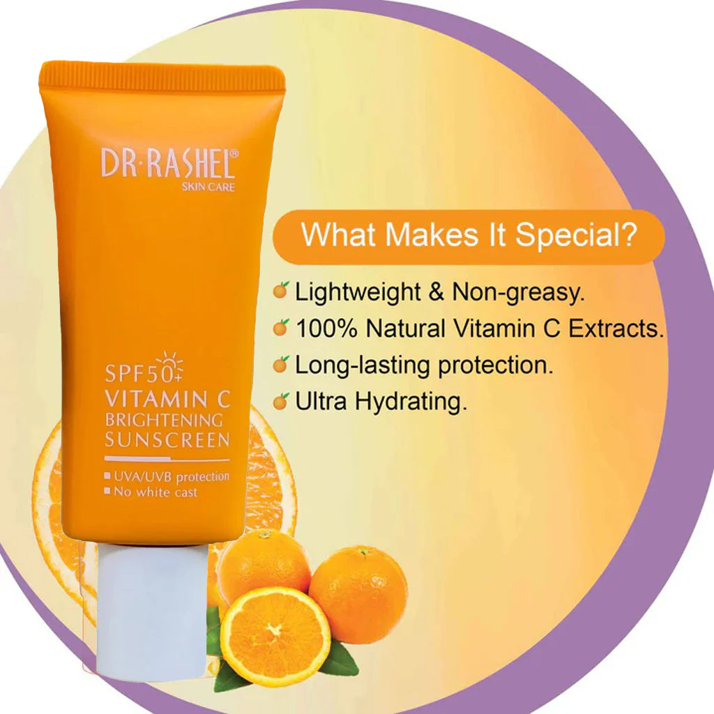 Dr Rashel Vitamin C Brightening Sunscreen SPF 50+ - 50g