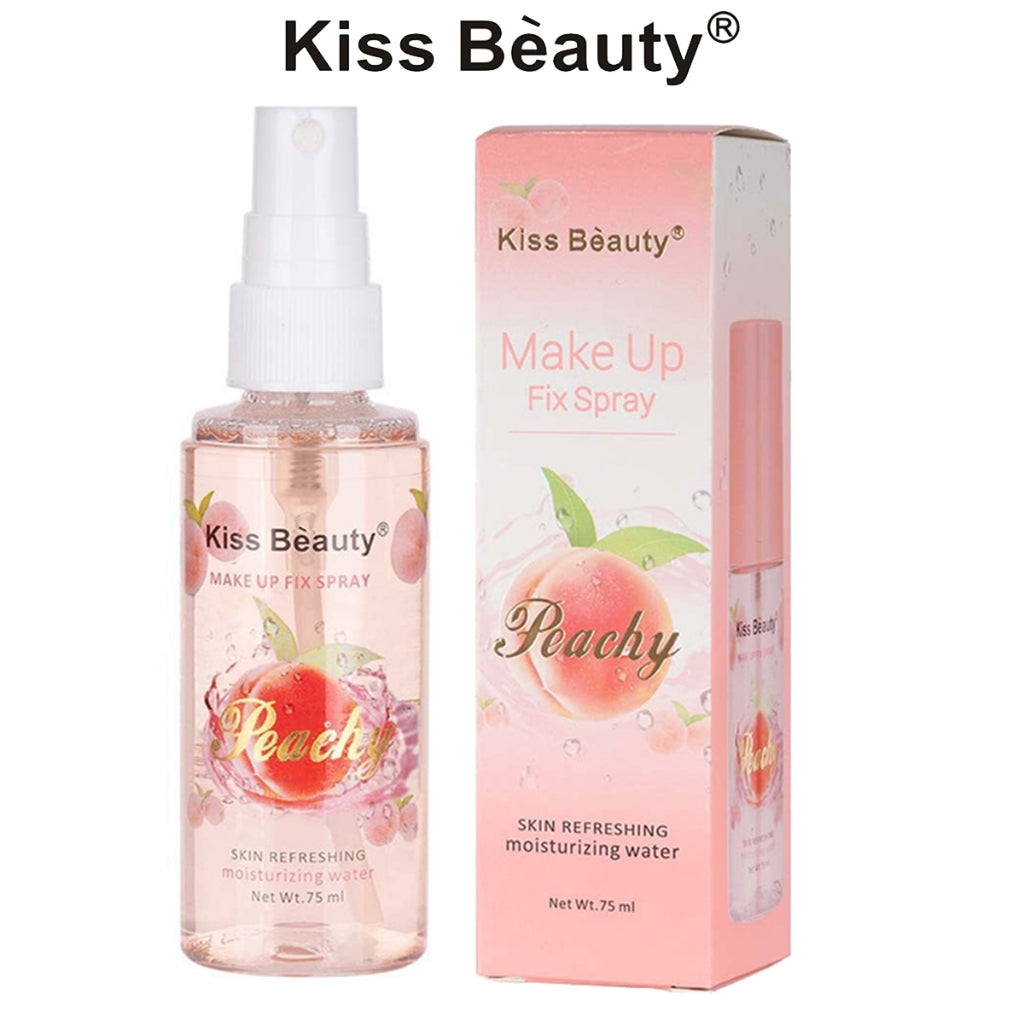 Kiss Beauty Peachy Make Up Fix Spray Setting Spray 75ml
