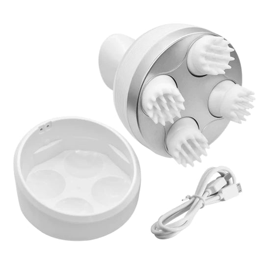 Electric Handheld Wireless Scalp Head Massager With Box