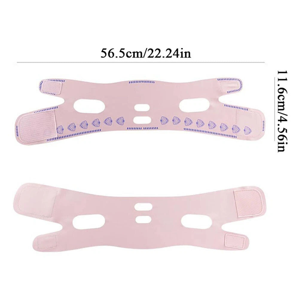 2025 New Face Bandage Breathable V Face Band Cheek Lift Up Anti Wrinkle Face Thin Mask Reduce Double Chin V-Line Shaping Bandage Creek