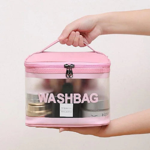 Multipurpose Wash Bag Letter Graphic Waterproof Makeup Bag 14956