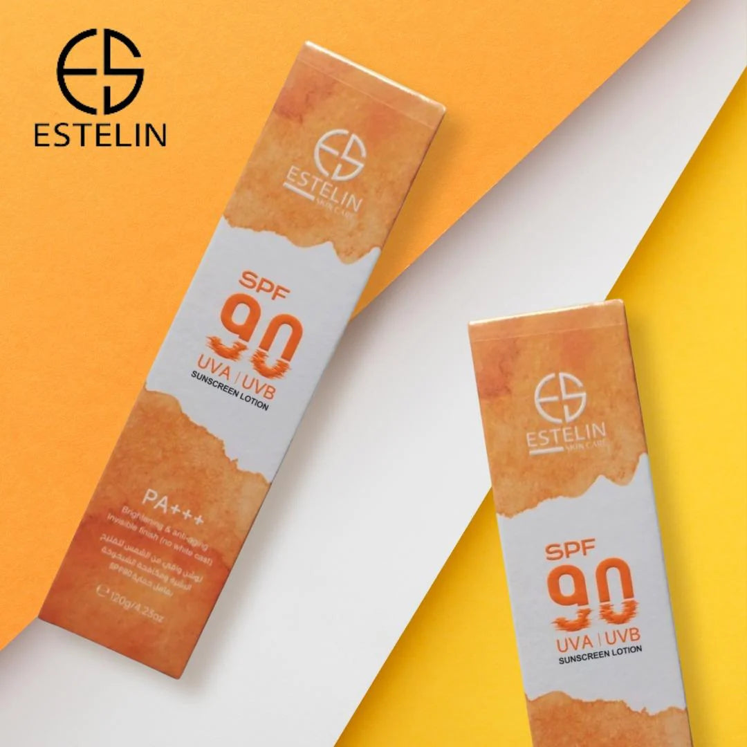 Estelin Brightening & Anti-Aging Sunscreen Lotion SPF90