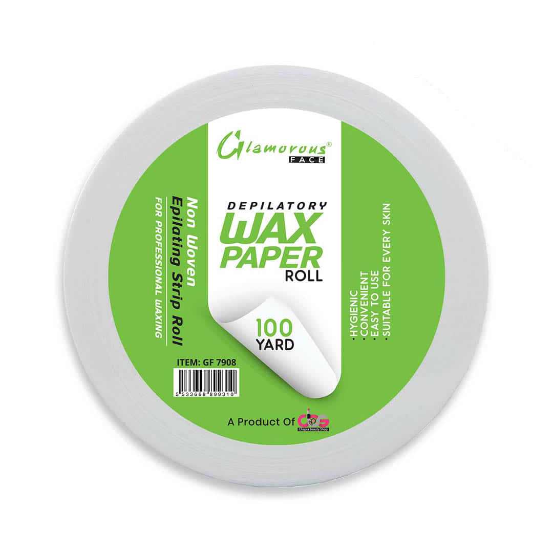 Glamorous Face Depilatory Wax Roll Paper (100 yard)