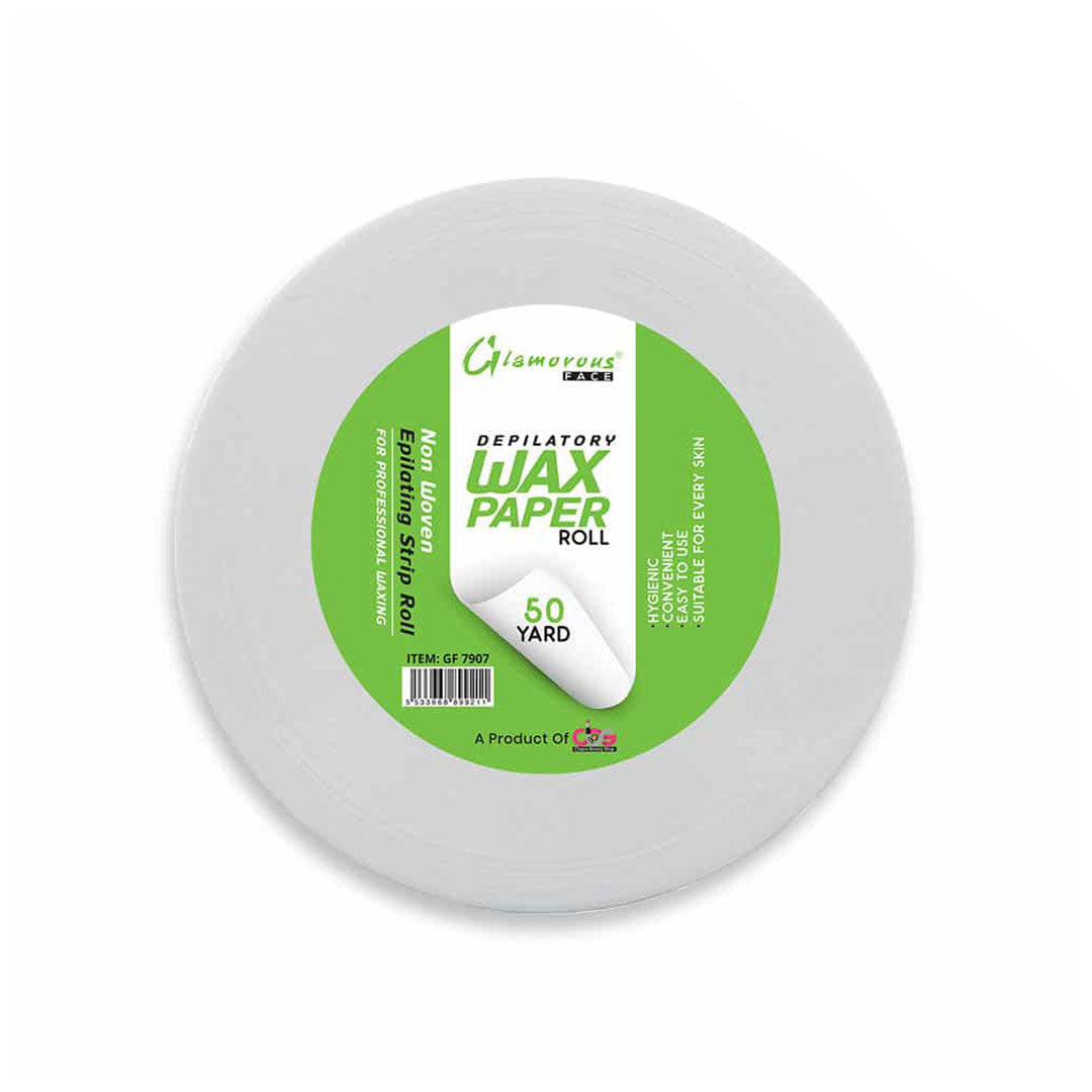 Glamorous Face Depilatory Wax Paper Roll (50 Yard)