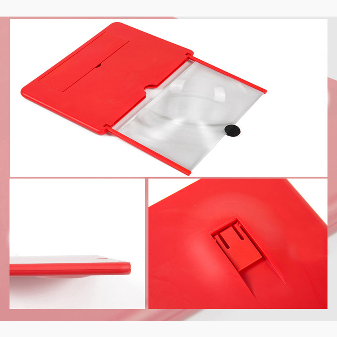 Durable 3D Mobile Phone Screen Magnifier HD Video Amplifier Stand Bracket