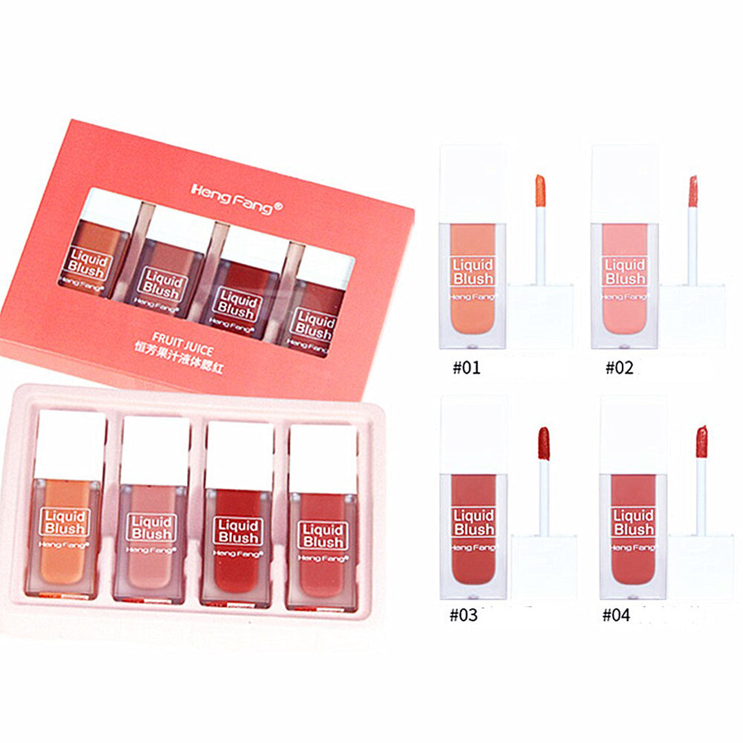 HengFang Liquid Blusher Set of 4pcs