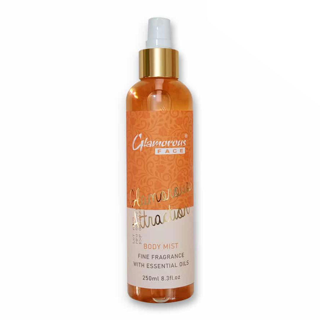 Glamorous Face Body Mist Fine Fragrance With Essential Oils 250ml (Attraction)
