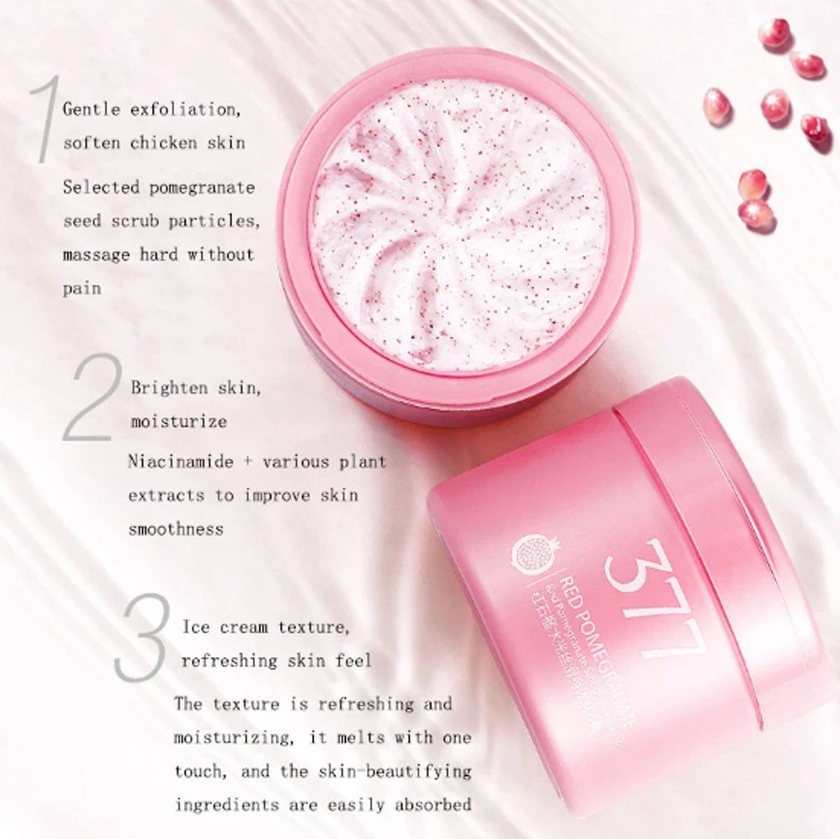 Pomegranate Professional SPA Body Scrub Anti Wrinkle Moisturizing 300g