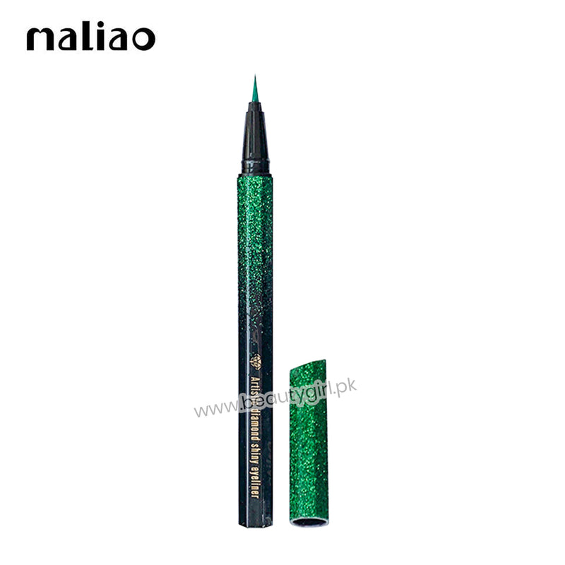 Maliao Artistic Diamond Shiny Eyeliner Waterproof (Green)