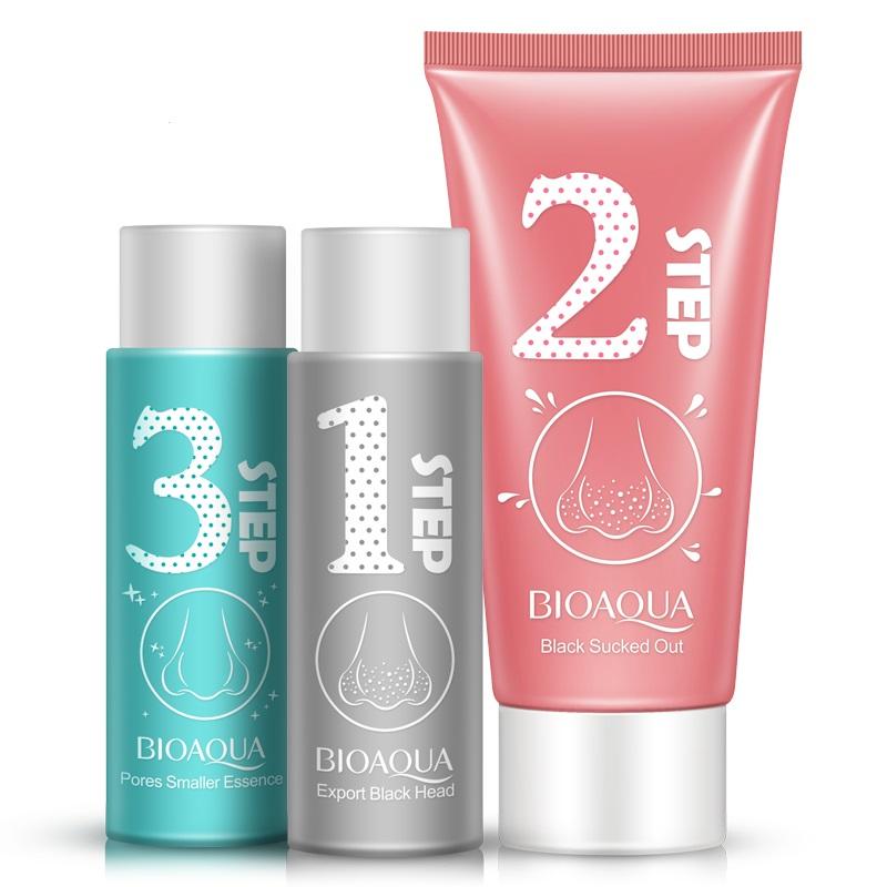 3 Steps Nose Blackhead Removal Liquid Essence Set
