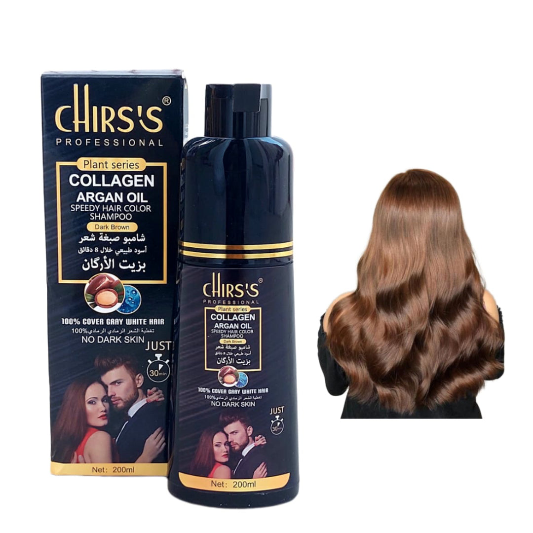 CHIRS'S Professional Plant Series Collagen Argan Oil Speedy Hair Color Shampoo
