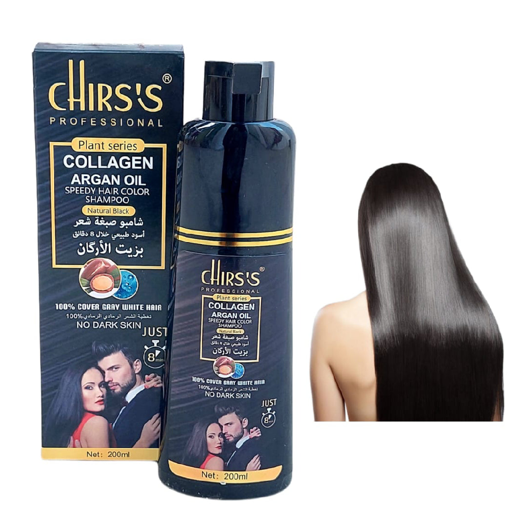 CHIRS'S Professional Plant Series Collagen Argan Oil Speedy Hair Color Shampoo