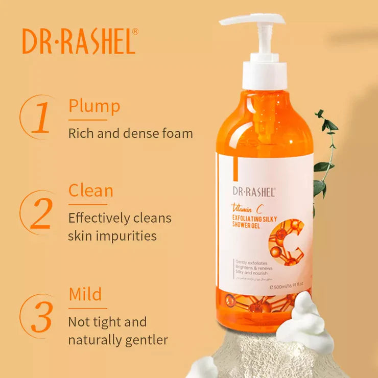 Dr Rashel Vitamin C Whitening Exfoliating Silky Shower Gel