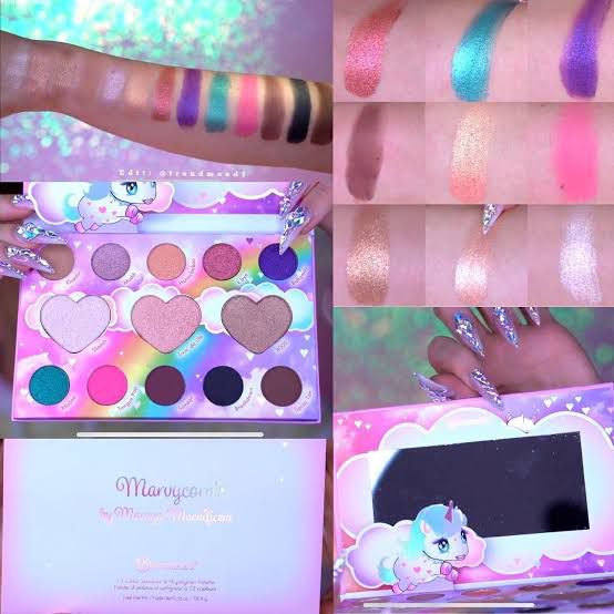 Marvycorn By Marvyn Macnificent 13 Color Shadow & Highlighter Palette