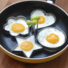 Egg Molds Stainless Steel 4 Pcs Set For Kitchen