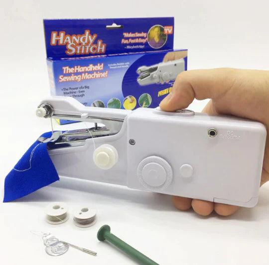 Quick Handy Stitch Mini Cordless Handheld Electric Sewing Machine