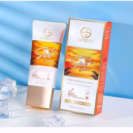 ESTELIN Hyaluronic Moisturizing and Repairing Sun Cream SPF60+