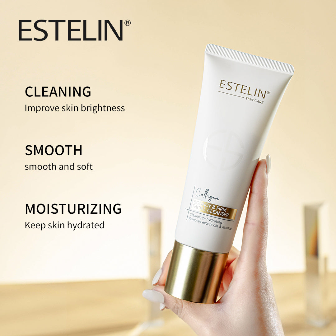 Estelin Collagen Bouncy & Firm Facial Cleanser 120g