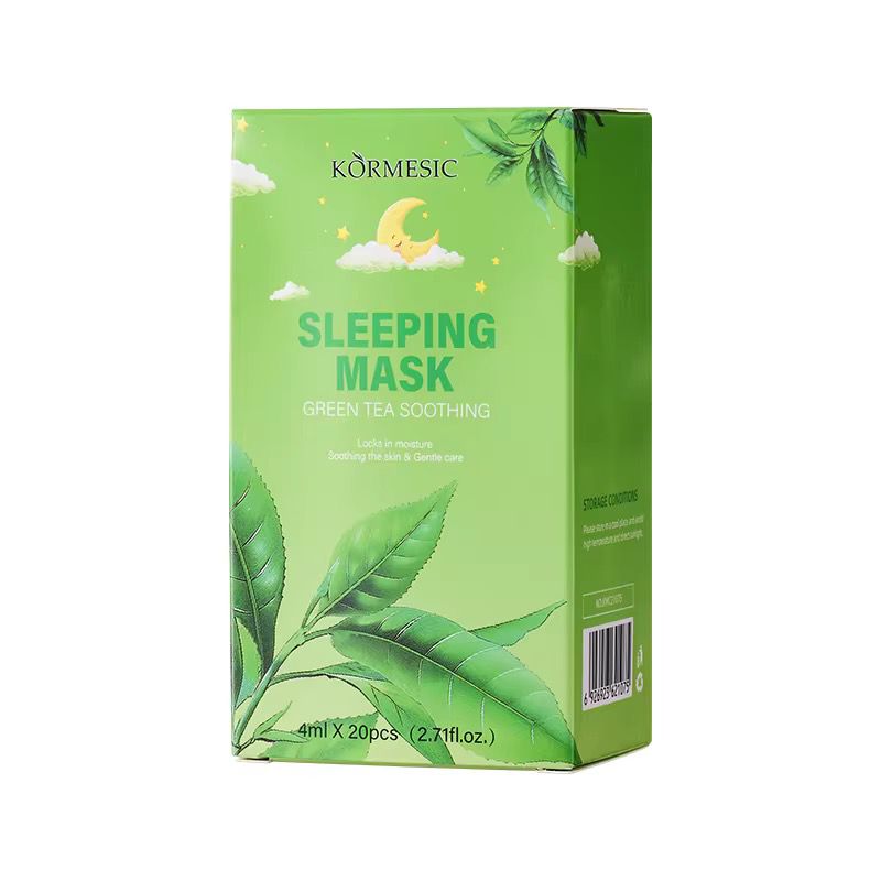 KORMESIC Oil Control Anti-Wrinkle Firming Whitening Green Tea Soothing Sleeping Mask