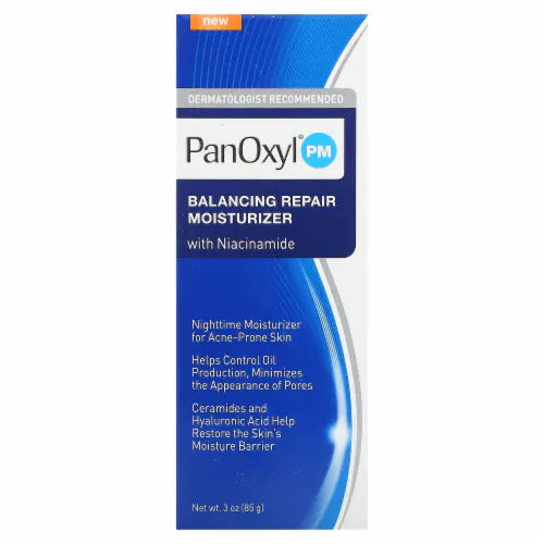 PanOxyl Balancing Repair Moisturizer With Niacinamide Nighttime Moisturizer For Acne-Prone Skin