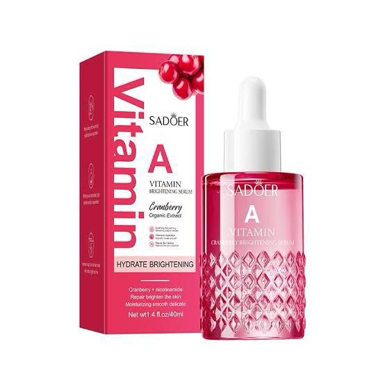 Saoder Vitamin A Brightening Serum Carnberry Organic Extract Hydrate