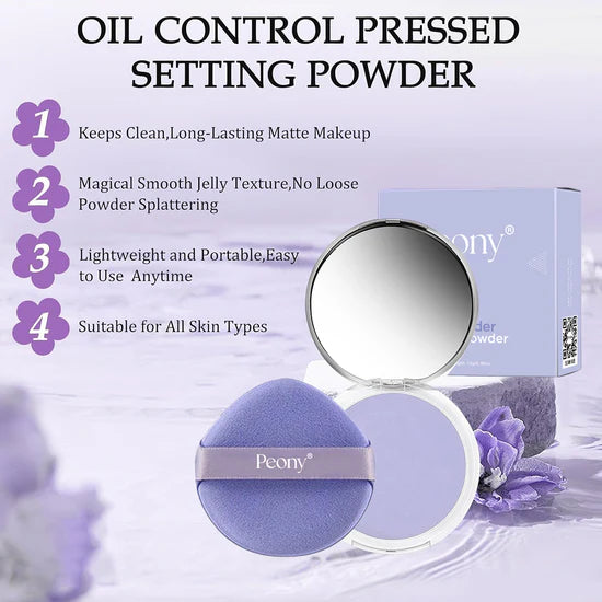 Peony Lavender Matte Oil Control Powder