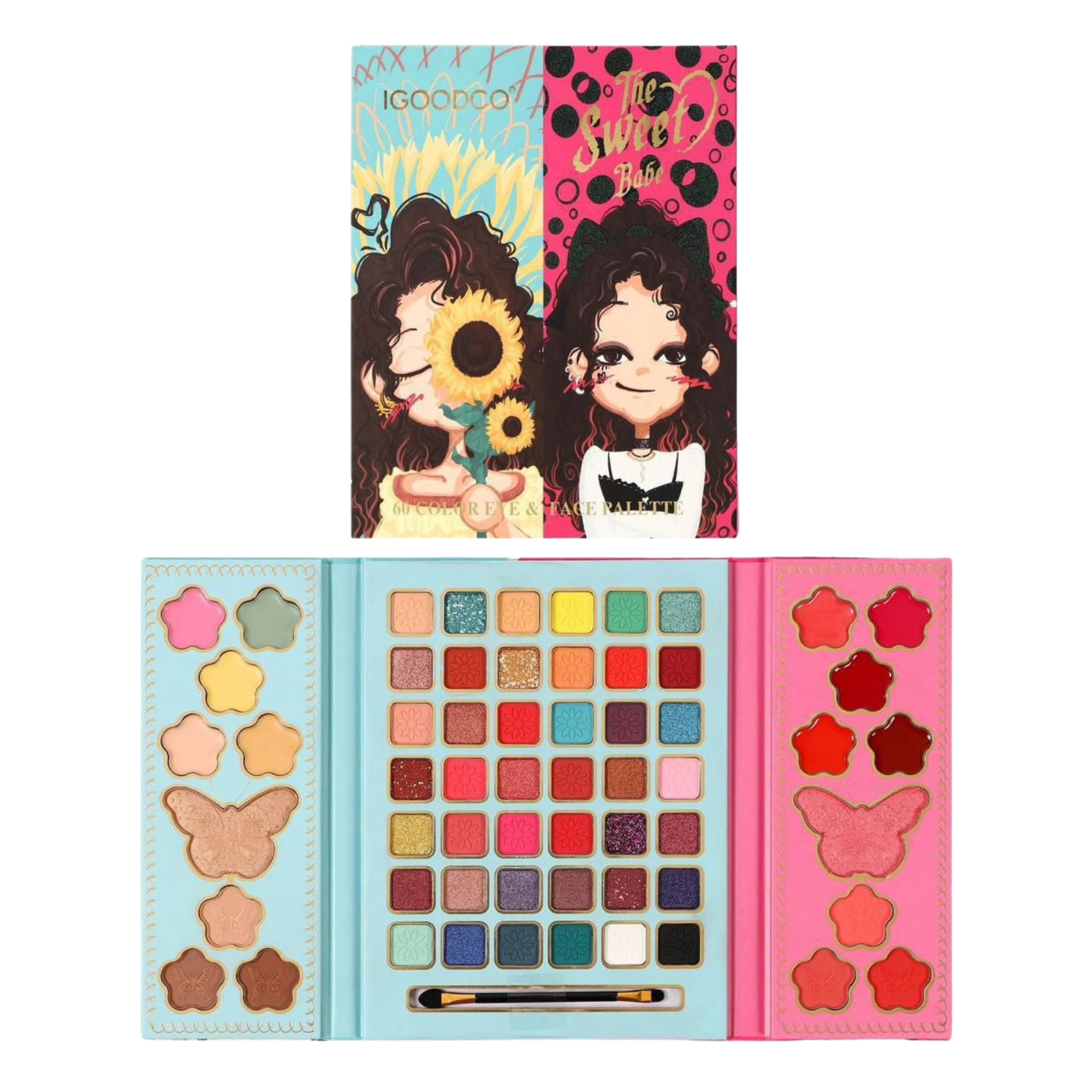 Igoodco The Sweet Babe 60 Color Eye & Face Palette
