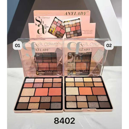 Anylady 19 Colour Eyeshadow & Blushon Palette