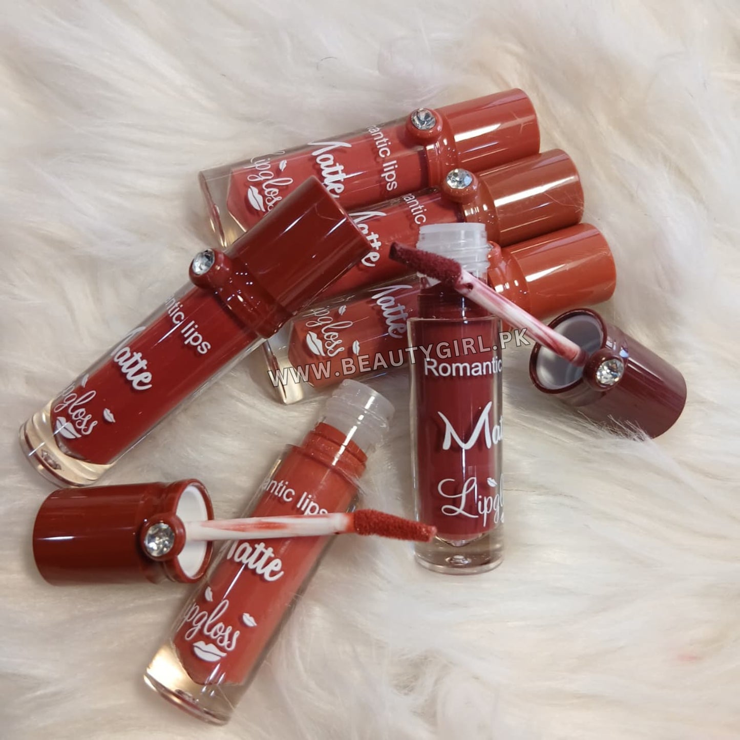 Romantic Lips Diamond Matte Lipgloss Pack of 6