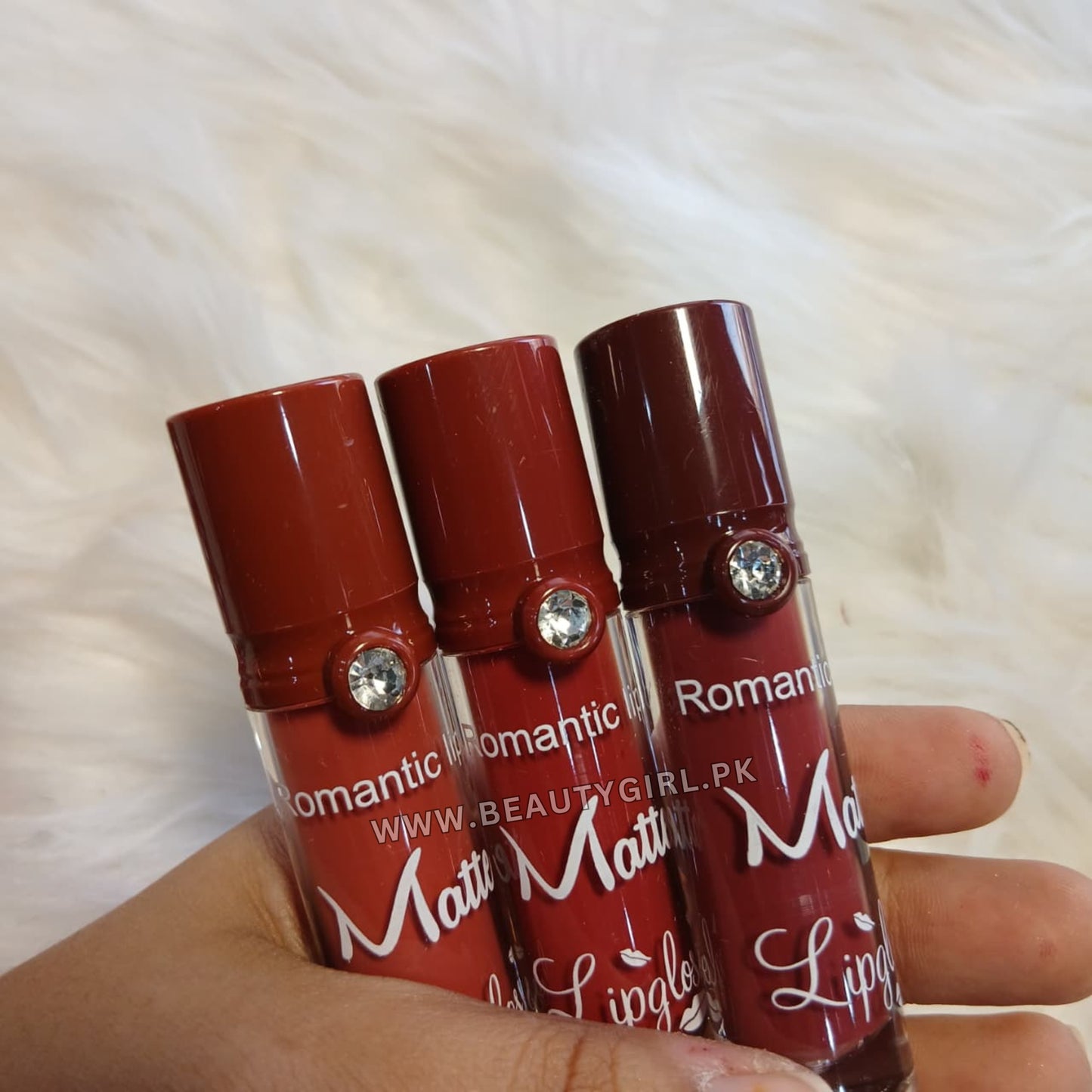 Romantic Lips Diamond Matte Lipgloss Pack of 6