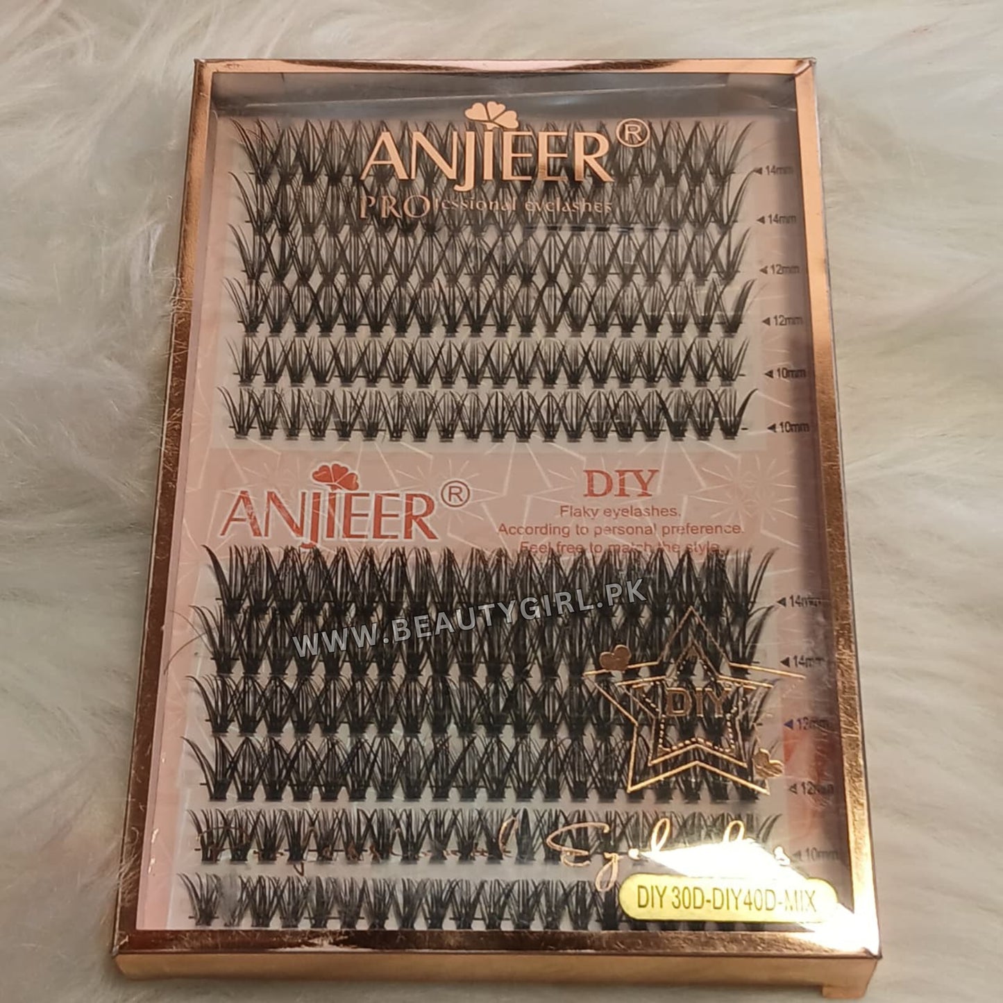 ANJIEER 3D Volume Flare Lash Extension Set – Professional (DIY 30D-40D Mix)