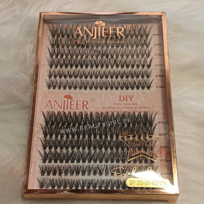 ANJIEER 3D Volume Flare Lash Extension Set – Professional (DIY 30D-40D Mix)