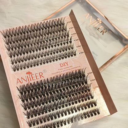 ANJIEER 3D Volume Flare Lash Extension Set – Professional (DIY 30D-40D Mix)