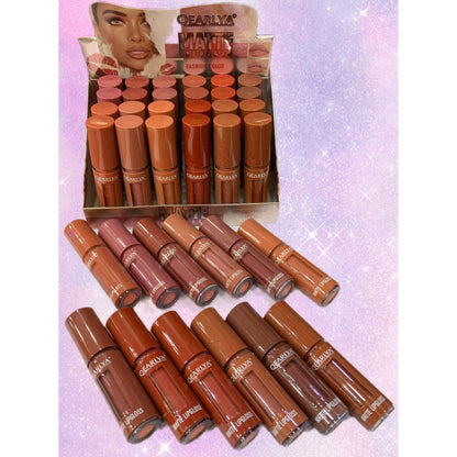 Qeariya Matte Lip Gloss Super Pigmented Pack of 6