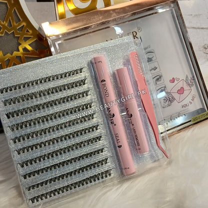 ANJIEER Professional Mix Volume Lash Extension Kit (40D)