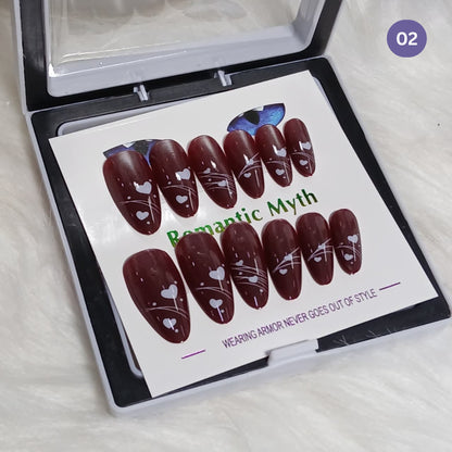 Romantic Myth Classic Elegance Press-On Nail Kit Cat's Eye Nails