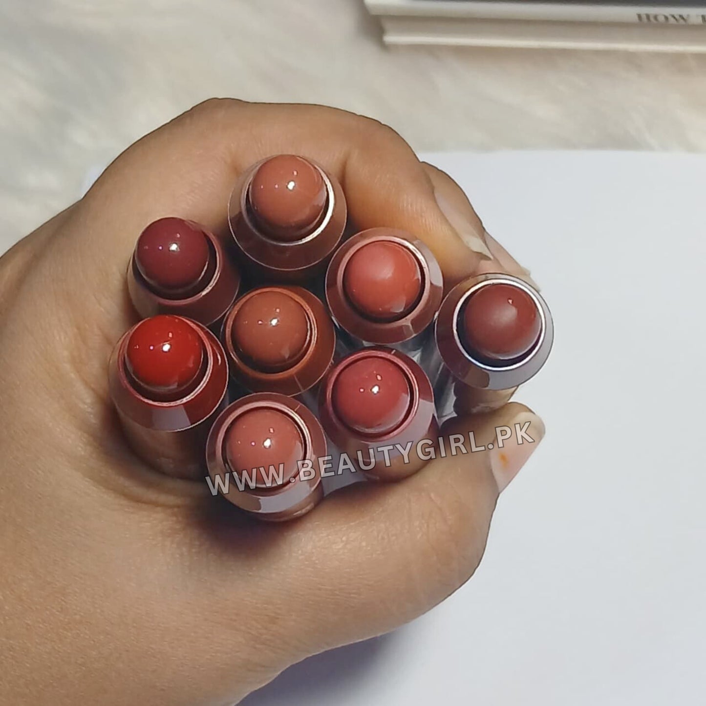 Romantic Bird Nude Lip Crayons  All-Day Lasting Pack of 8