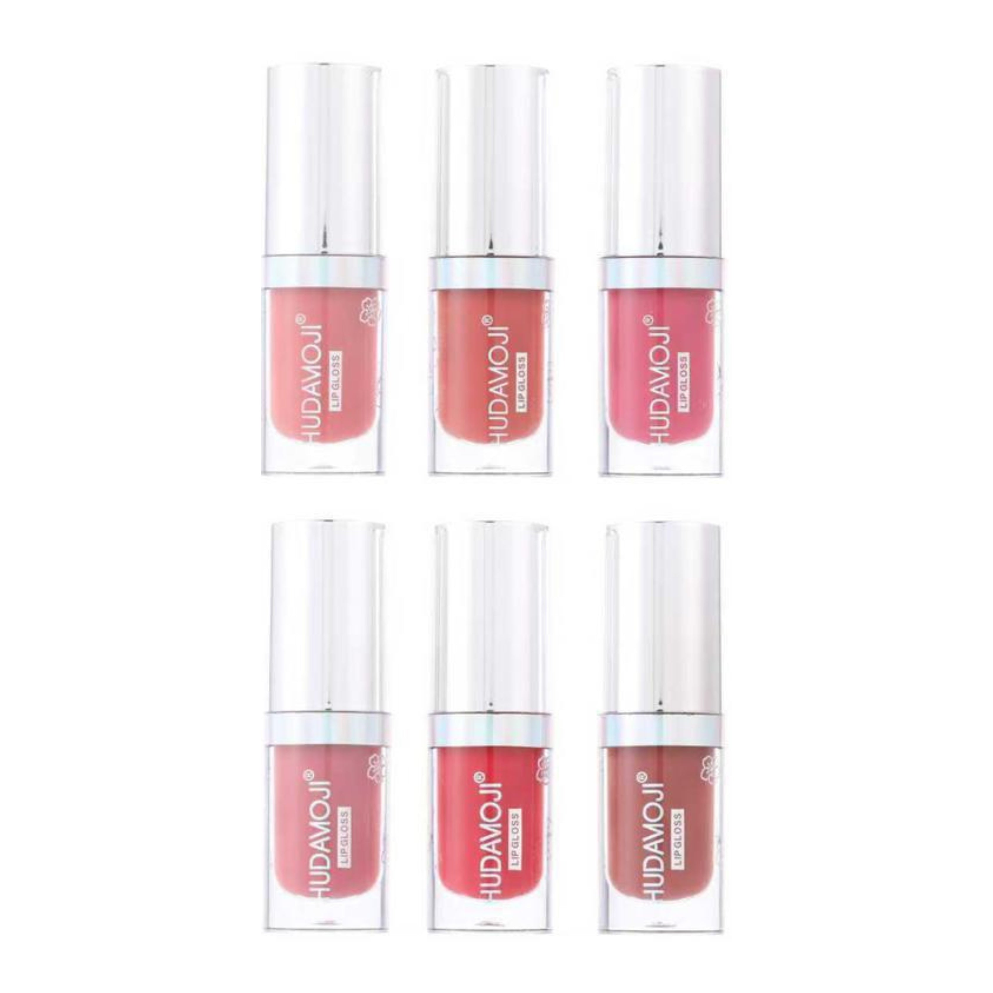 Hudamoji 6pcs Shine Lip Gloss Set