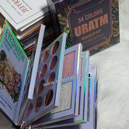 34 Colors Glam Edition All-in-One Makeup Book