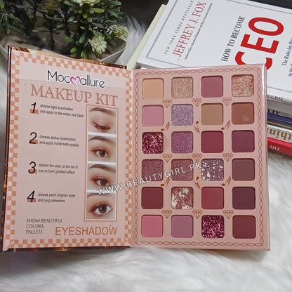 Mocallure 4in1 Complete Face Makeup Kit, Eyes, Blush, Highlight &amp; Contour