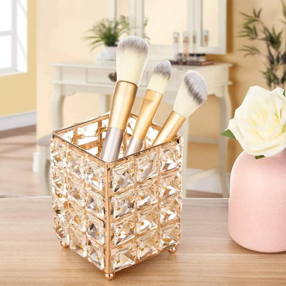 Crystal Makeup Brush Holder