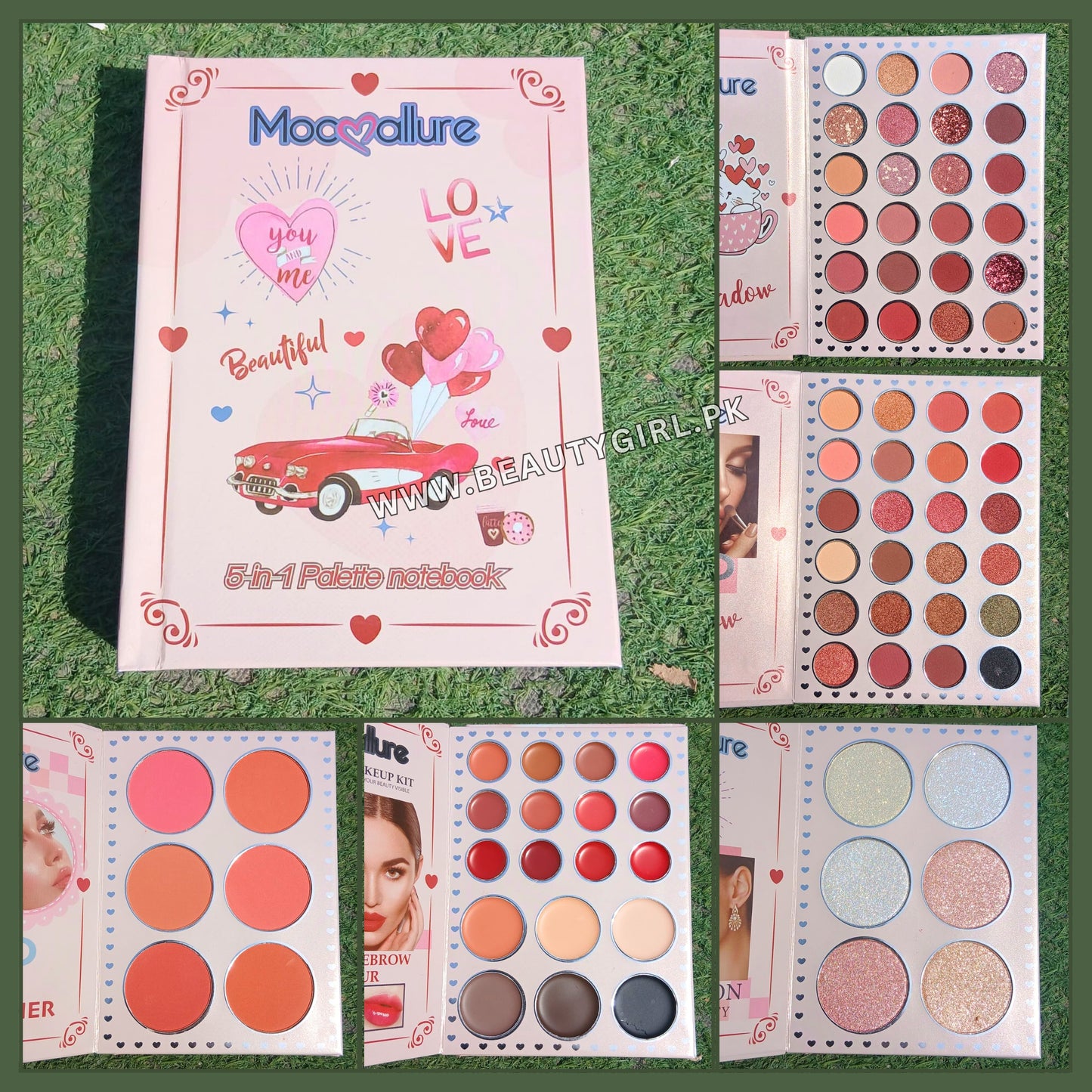 Mocallure Love 5in1 Beautiful Eyeshadow Palette