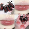 Miss Lara Cute Korean Black Bear Lip Gloss Lip Glaze Long-Lasting Mirror Shine Lip Tint