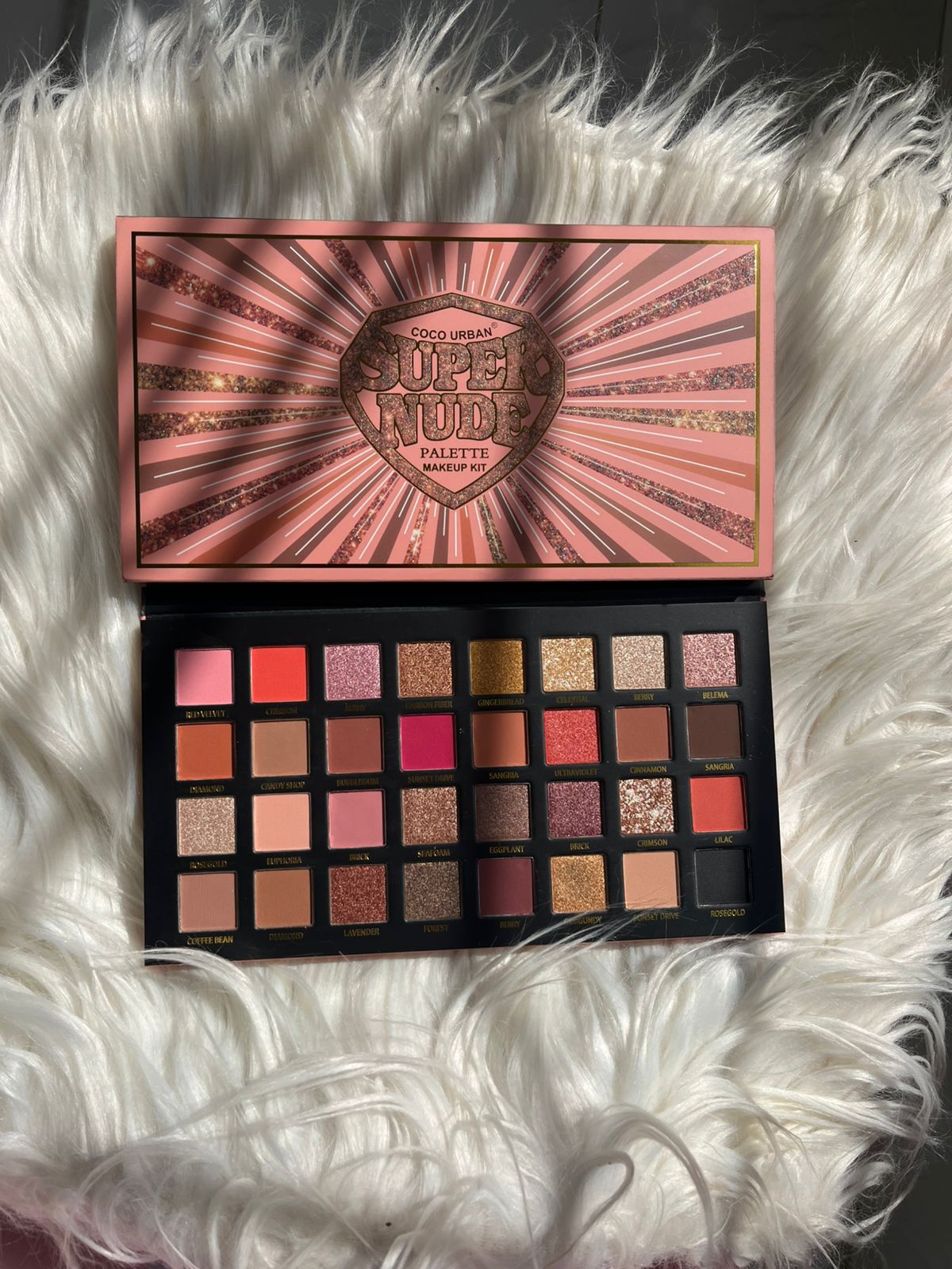 Coco Urban Super Nude 32 Color Eyeshadow Palette