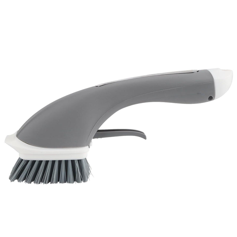 Press And Wash Soap Dispenser Brush With Long Handle Cleaning Brush