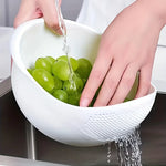 Rice Rinser Strainer Rice Drainer Colander Rice Bowl