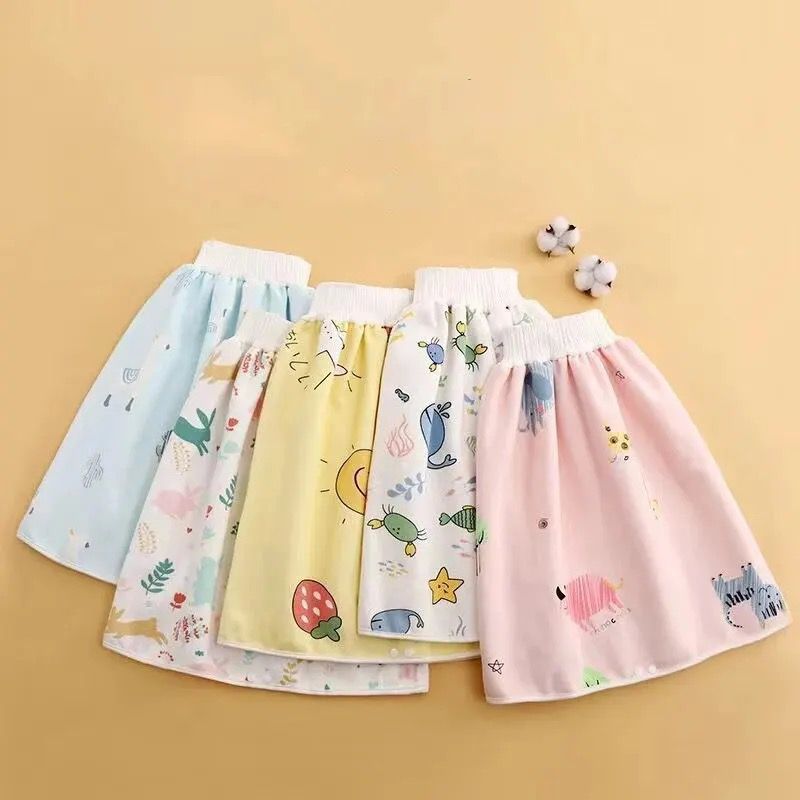 Baby Diaper Skirt Waterproof Urine Pants Washable Leakproof Skirt