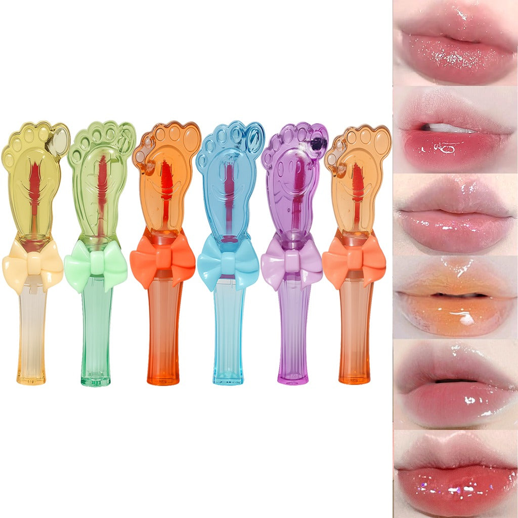 New Pink Magic Lip Gloss 6pcs Set